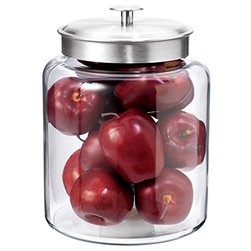 The Tribalist - Anchor Hocking: Montana Jar with Brushed Metal Lids