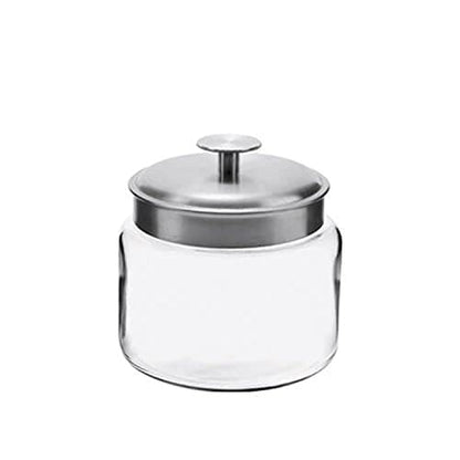 The Tribalist - Anchor Hocking: Montana Jar with Brushed Metal Lids