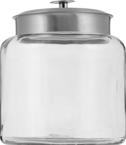 The Tribalist - Anchor Hocking: Montana Jar with Brushed Metal Lids