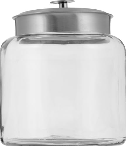 The Tribalist - Anchor Hocking: Montana Jar with Brushed Metal Lids