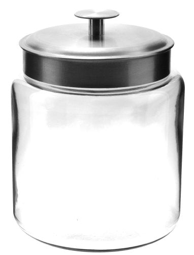 The Tribalist - Anchor Hocking: Montana Jar with Brushed Metal Lids