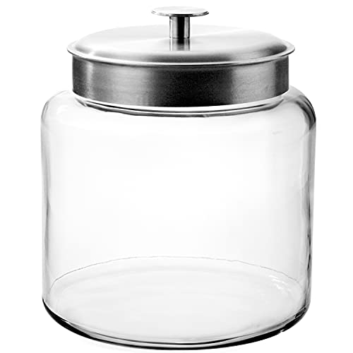 The Tribalist - Anchor Hocking: Montana Jar with Brushed Metal Lids