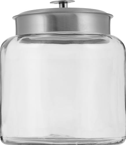 The Tribalist - Anchor Hocking: Montana Jar with Brushed Metal Lids