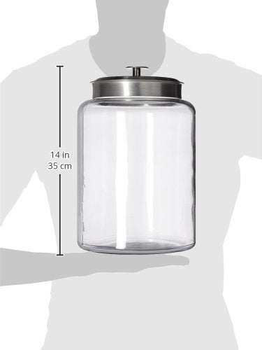 The Tribalist - Anchor Hocking: Montana Jar with Brushed Metal Lids