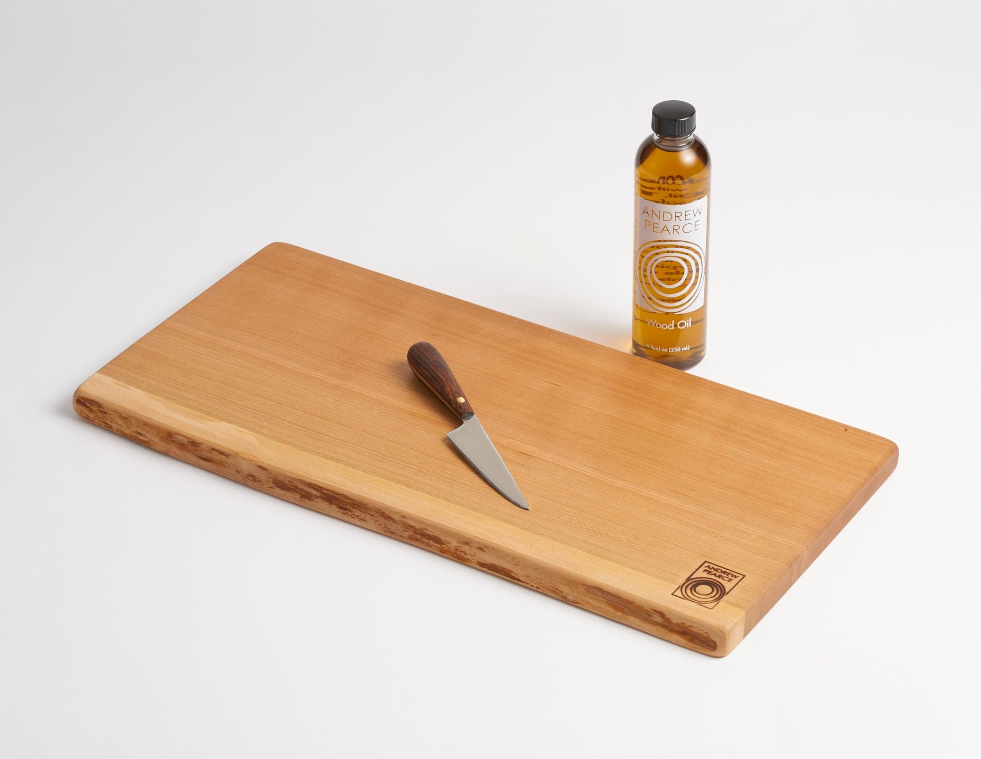 The Tribalist - Andrew Pearce: Single Piece Live Edge Wood No Glue Cutting Board