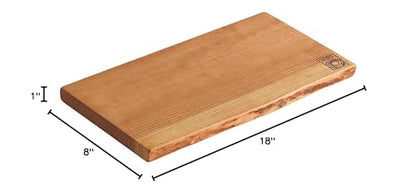 The Tribalist - Andrew Pearce: Single Piece Live Edge Wood No Glue Cutting Board