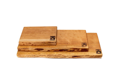 The Tribalist - Andrew Pearce: Single Piece Live Edge Wood No Glue Cutting Board