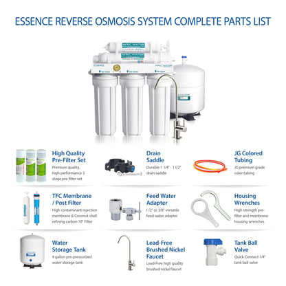 The Tribalist - APEC WATER: Essence Series Top Tier Alkaline Reverse Osmosis Under Sink Drinking Water Filter System