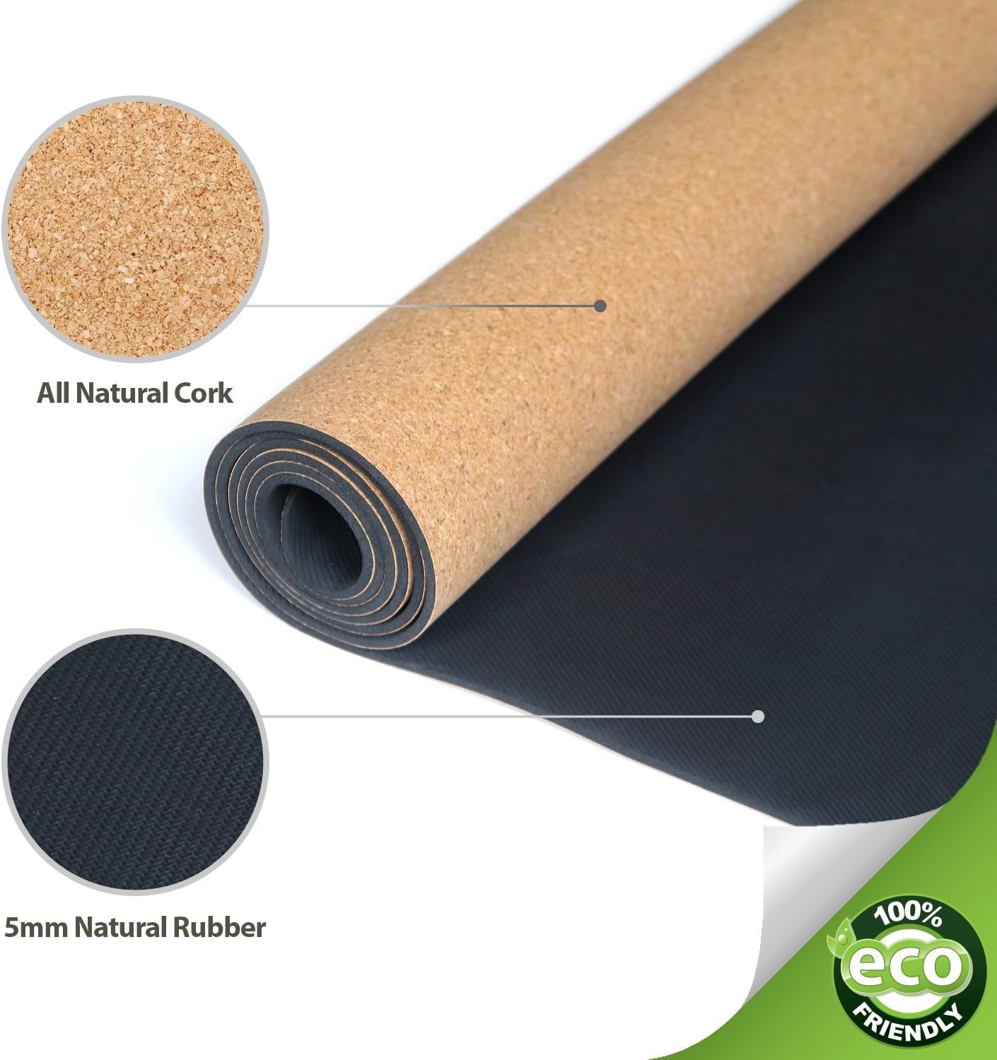 AURORAE: Natural Cork Yoga Mat - The Tribalist