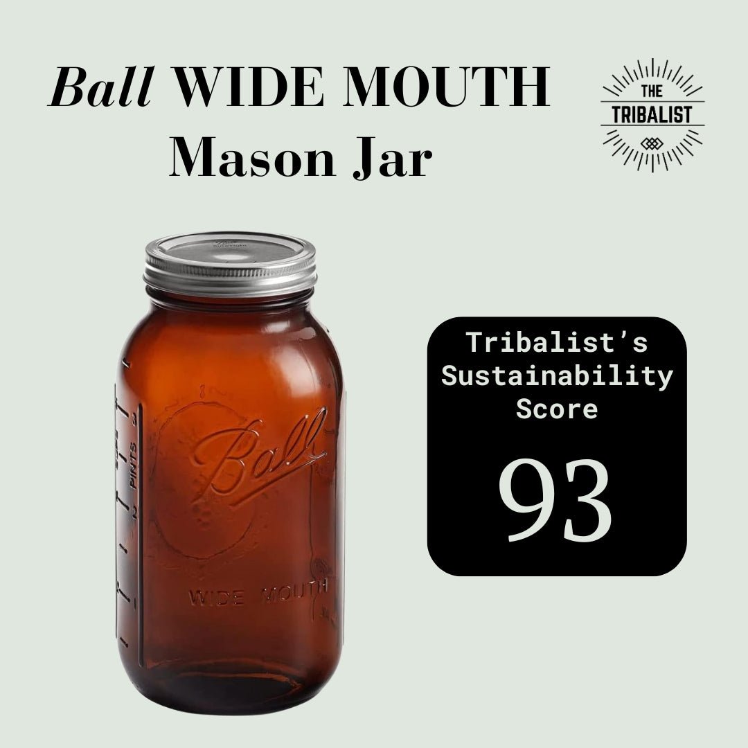 Ball: Jar Canning Amber Microwaveable and Dishwasher Safe (1/2 gal, Set of 6) - The Tribalist