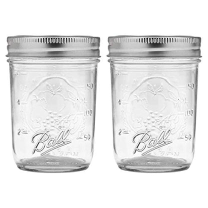 Ball: Regular Mouth Mason Jar With Lid - The Tribalist