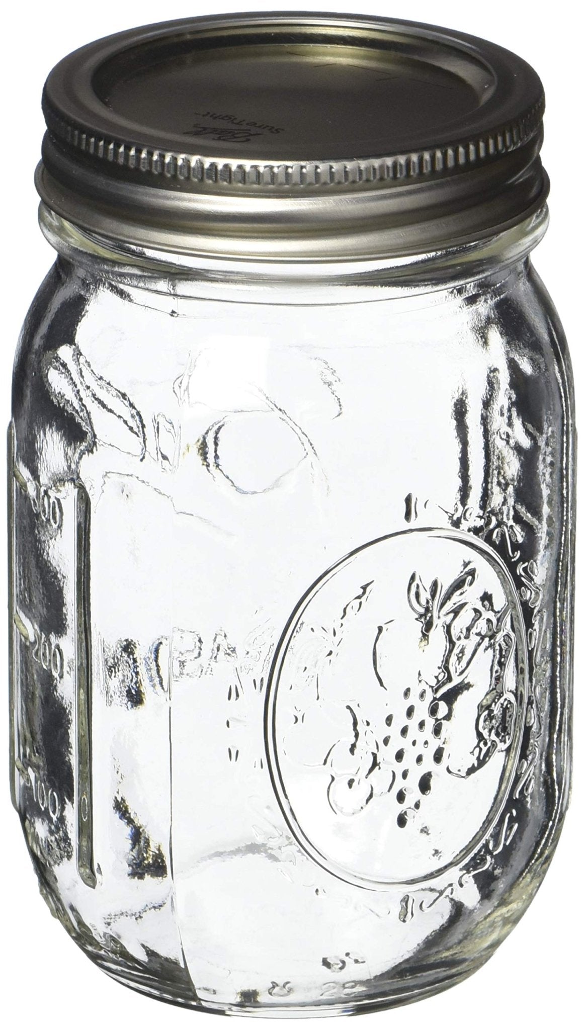 Ball: Regular Mouth Mason Jar With Lid - The Tribalist