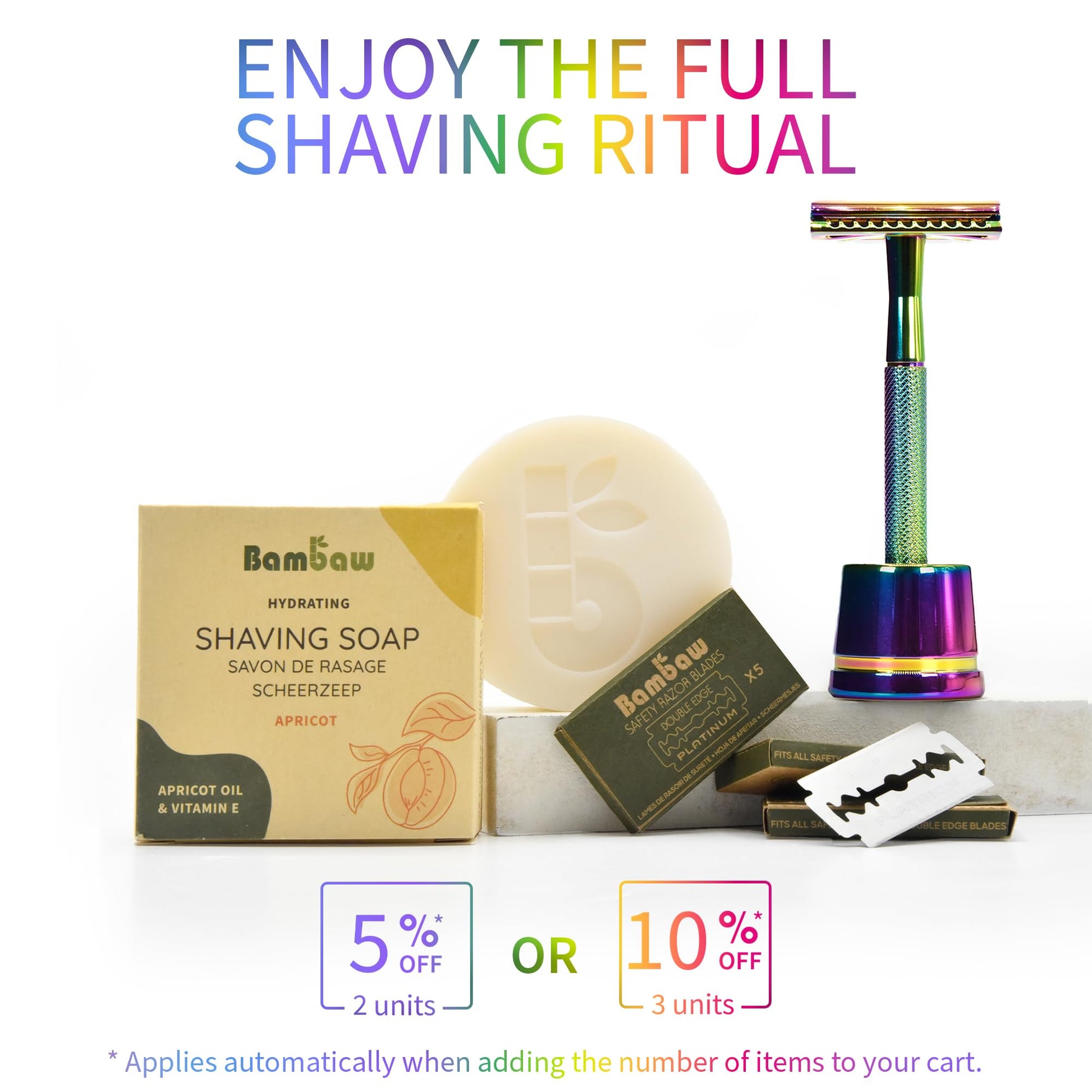 The Tribalist - Bambaw: Plastic Free Safety Razor for Women with 5 Double Edge Safety Razor Blades