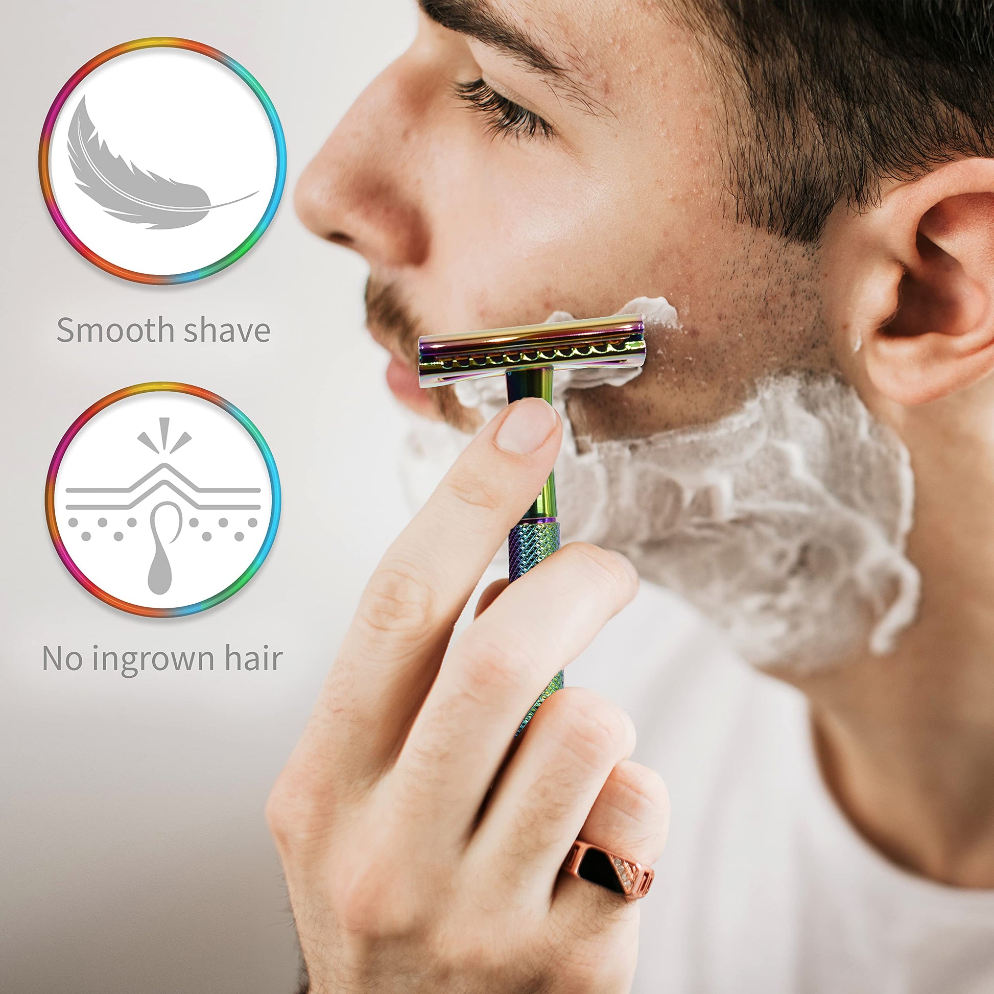 The Tribalist - Bambaw: Plastic Free Safety Razor for Women with 5 Double Edge Safety Razor Blades