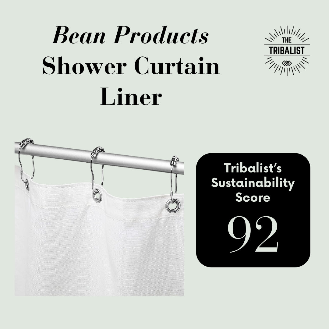 The Tribalist - Bean Products: Organic Cotton Shower Curtain (54" x 74")