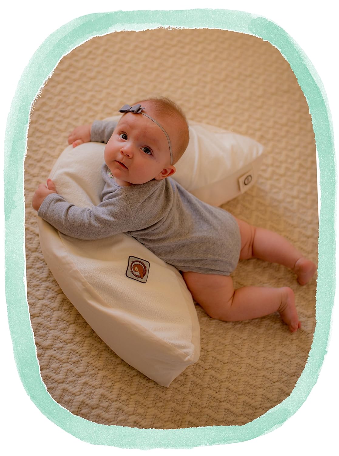 Blessed Nest: The Nesting Pillow - Organic Nursing Pillow with Washable Slip Cover - The Tribalist