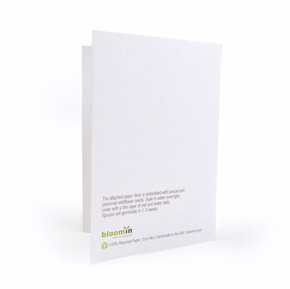 Bloomin: Plantable Seed Paper Greeting Cards - 100% Recycled Paper (Pack of 8) - The Tribalist