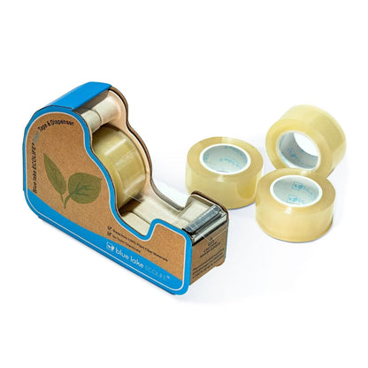 Blue Lake: Tape Dispenser with Plant - Based Tape Rolls – Plastic - Free, Sustainable, and Refillable - The Tribalist