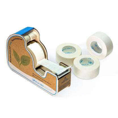 Blue Lake: Tape Dispenser with Plant - Based Tape Rolls – Plastic - Free, Sustainable, and Refillable - The Tribalist