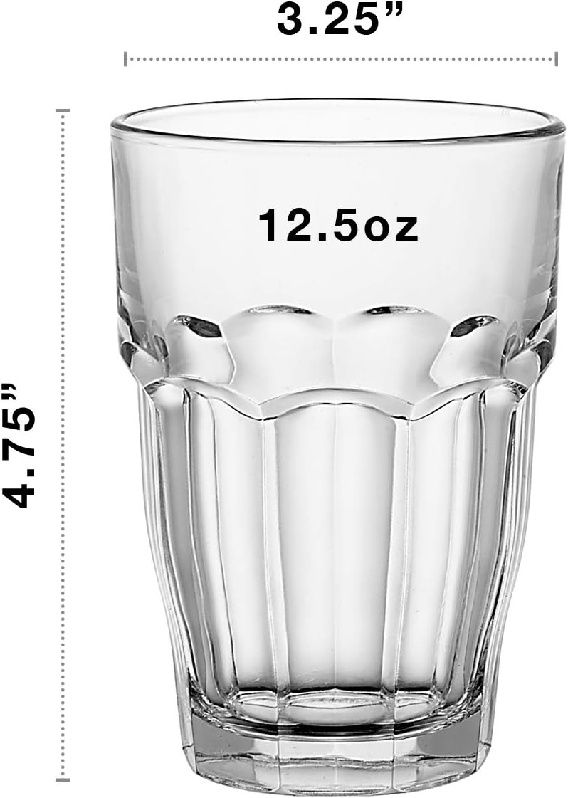 Bormioli Roco: Glass Water Tumblers (12.5 oz) - The Tribalist