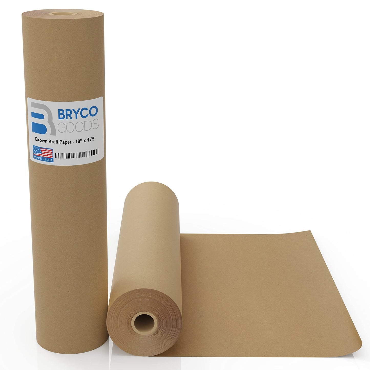 Bryco Goods: Brown Kraft Packing Paper Roll - for Different Arts and Crafts Projects (18" x 1,200") - The Tribalist