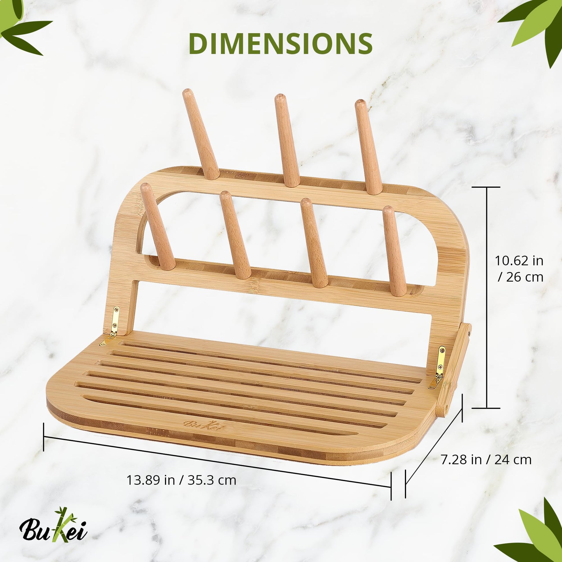 ‎Bukei: Baby Bottle Drying Rack with Holder & Brush – Space - Saving, Eco - Friendly Solution - The Tribalist