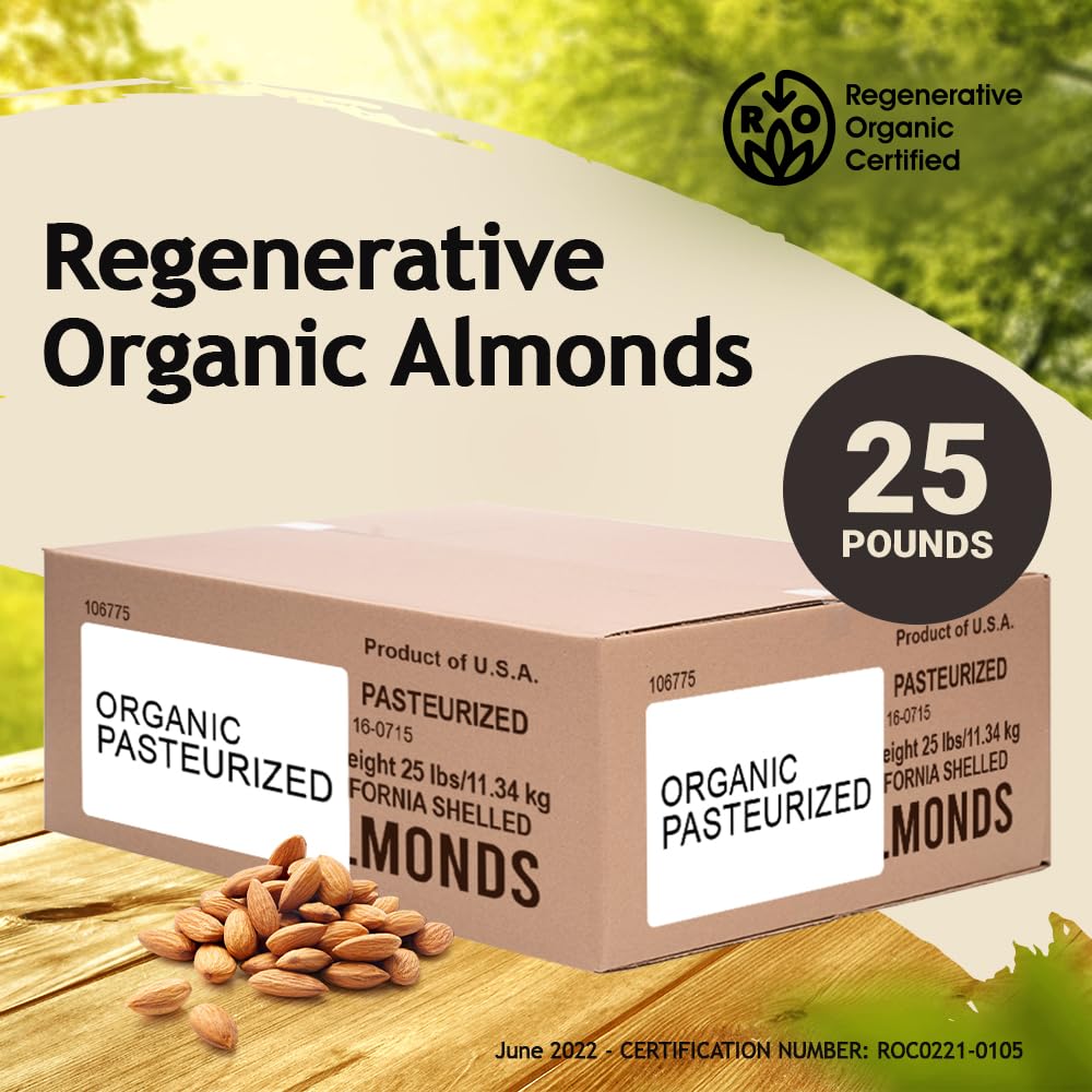 Burroughs Family Farms: Regenerative Natural Organic Gluten-Free Raw Almonds (Great for Milking) - The Tribalist