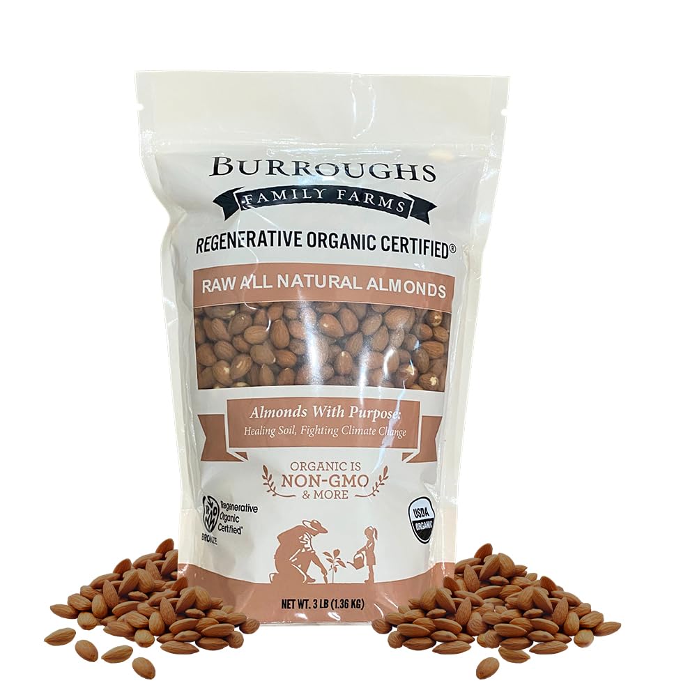 Burroughs Family Farms: Regenerative Natural Organic Gluten-Free Raw Almonds (Great for Milking) - The Tribalist