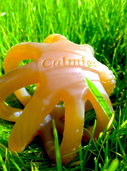 Calmies: 100% Natural Rubber Baby Teether, Plant-Based, BPA-Free & PVC-Free, Supports Sensory Development - The Tribalist