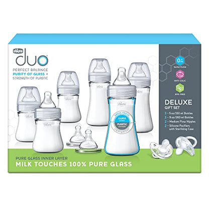 Chicco: Duo Baby Bottle with Invinci-Glass Inside - Plastic Outside and Intui-Latch Nipple - The Tribalist