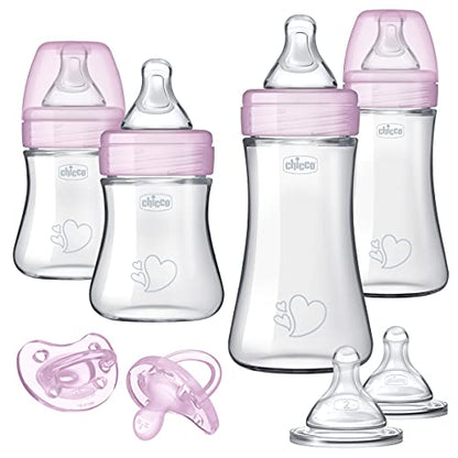 Chicco: Duo Baby Bottle with Invinci-Glass Inside - Plastic Outside and Intui-Latch Nipple - The Tribalist