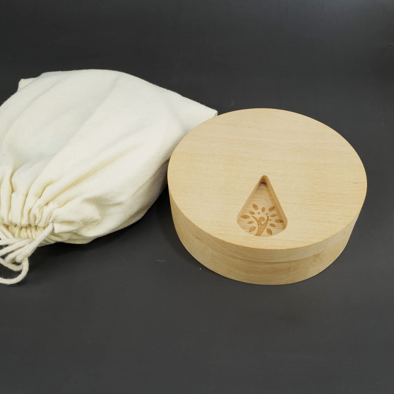 CHIEMONT: Wooden Portable Travel Pill Case with Velvet Bag - The Tribalist