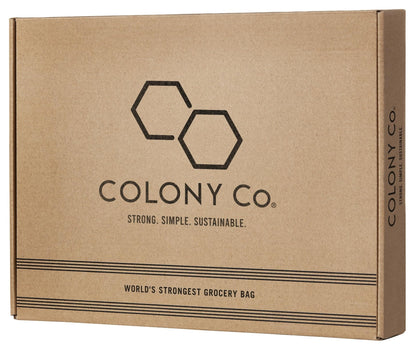 COLONY CO: World's Strongest Handmade Grocery Bag - Certified Organic Cotton and Hand Waxed Beeswax - The Tribalist