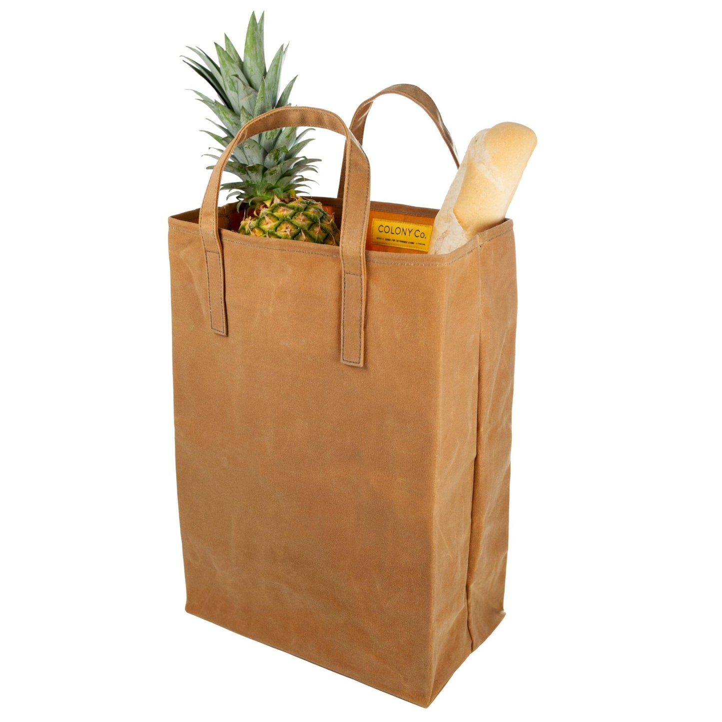 COLONY CO: World's Strongest Handmade Grocery Bag - Certified Organic Cotton and Hand Waxed Beeswax - The Tribalist