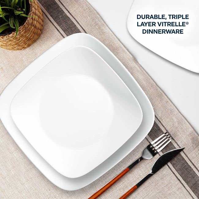 Corelle: Vivid White Dinnerware Set (16 pieces) - The Tribalist