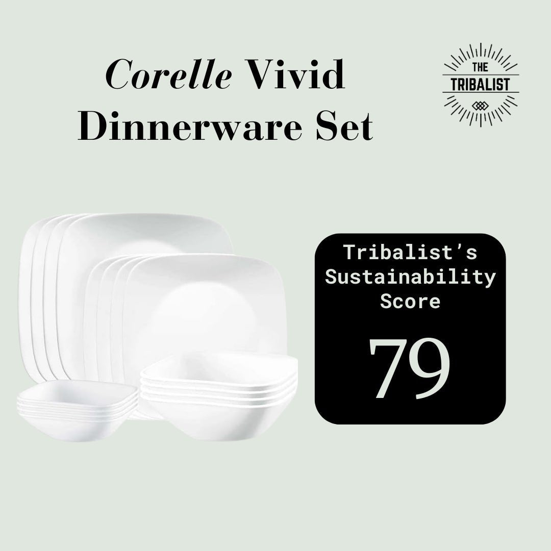 Corelle: Vivid White Dinnerware Set (16 pieces) - The Tribalist