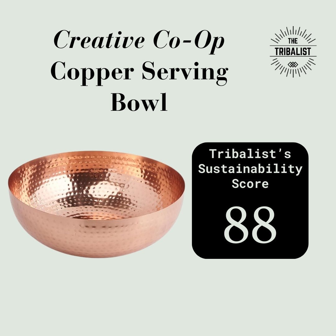 Creative Co - Op: Copper Serving Bowl - The Tribalist