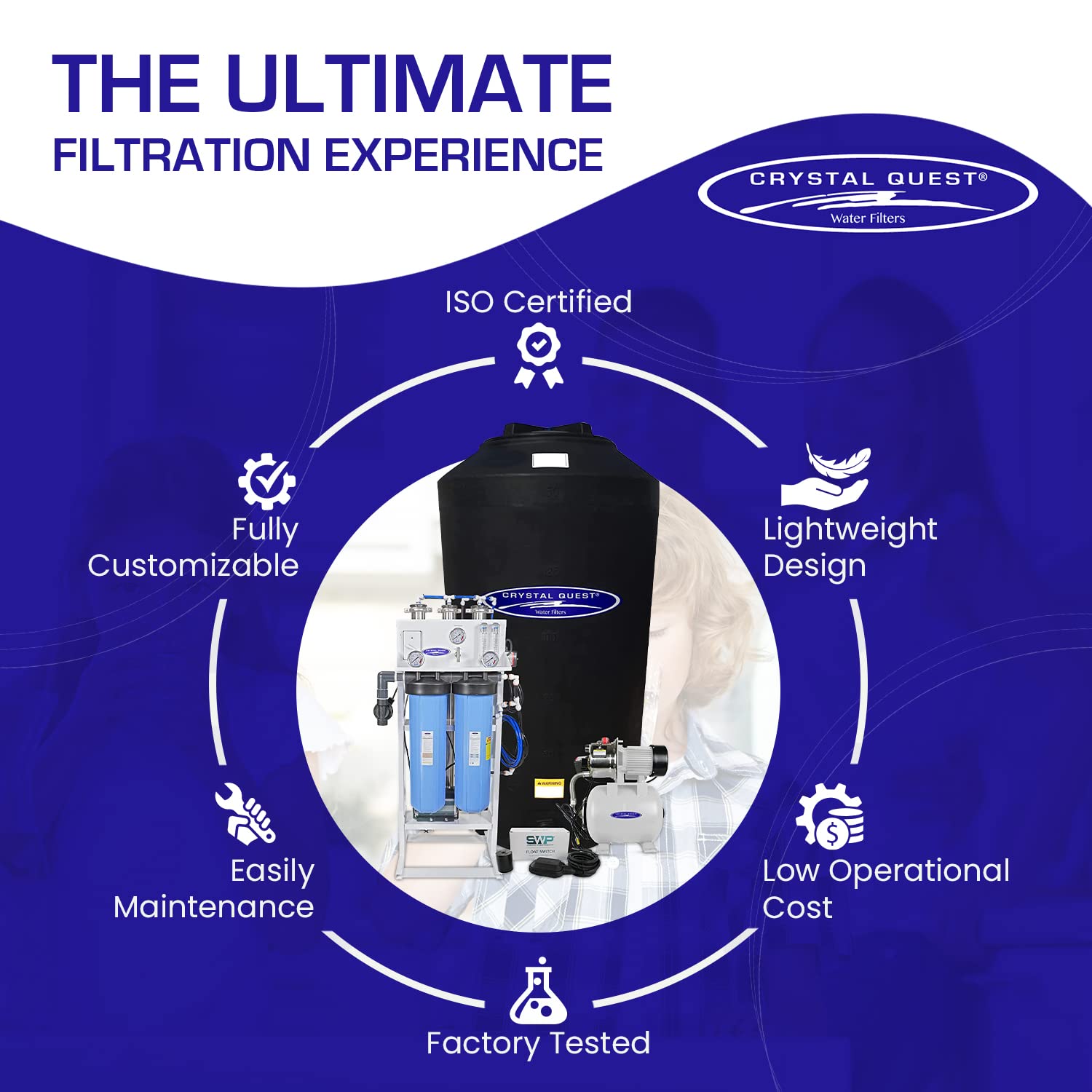 Crystal Quest: Whole House Reverse Osmosis Water Filtration System - The Tribalist