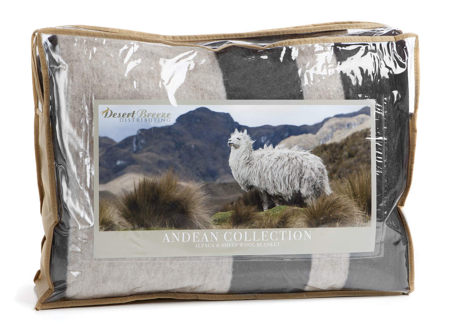 Desert Breeze: 100% Natural Premium Alpaca and Merino Wool Blanket - The Tribalist