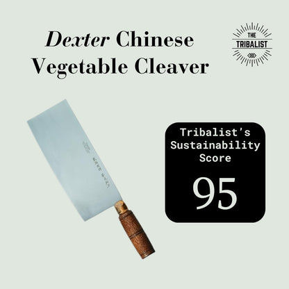 The Tribalist - Dexter: Chinese Chefs Knife with Wooden Handle