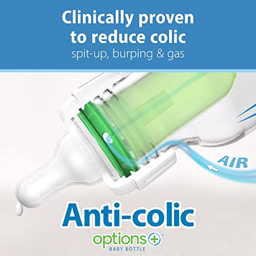 Dr. Brown's: Natural Flow Anti-Colic Options+ Narrow Glass Baby Bottle (0m+) - The Tribalist