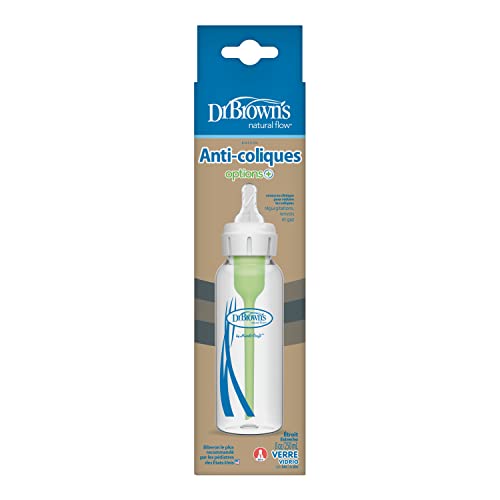 Dr. Brown's: Natural Flow Anti-Colic Options+ Narrow Glass Baby Bottle (0m+) - The Tribalist