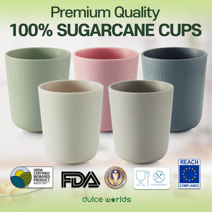 The Tribalist - Dulce Worlds Dulce Worlds: SUGARCANE Green-Pe Kids Cup 10oz