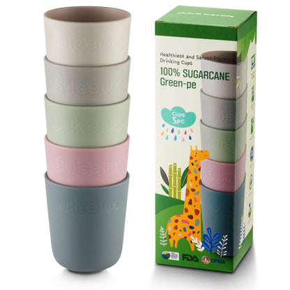 The Tribalist - Dulce Worlds Dulce Worlds: SUGARCANE Green-Pe Kids Cup 10oz