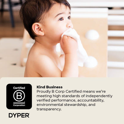 The Tribalist - DYPER: Charcoal-Enhanced Baby Wipes with 100% Plant-Based Unscented Formula