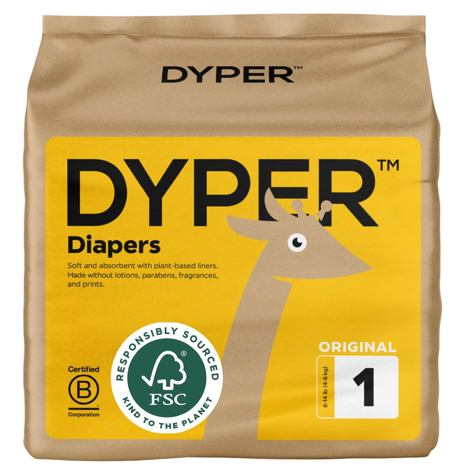 The Tribalist - DYPER: Plant-Based Baby Diapers