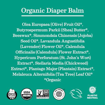 The Tribalist - Earth Mama: Organic Diaper Balm with Powerful Organic Herbs