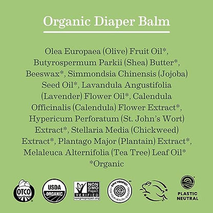 The Tribalist - Earth Mama: Organic Diaper Balm with Powerful Organic Herbs