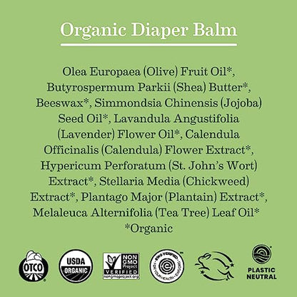 The Tribalist - Earth Mama: Organic Diaper Balm with Powerful Organic Herbs