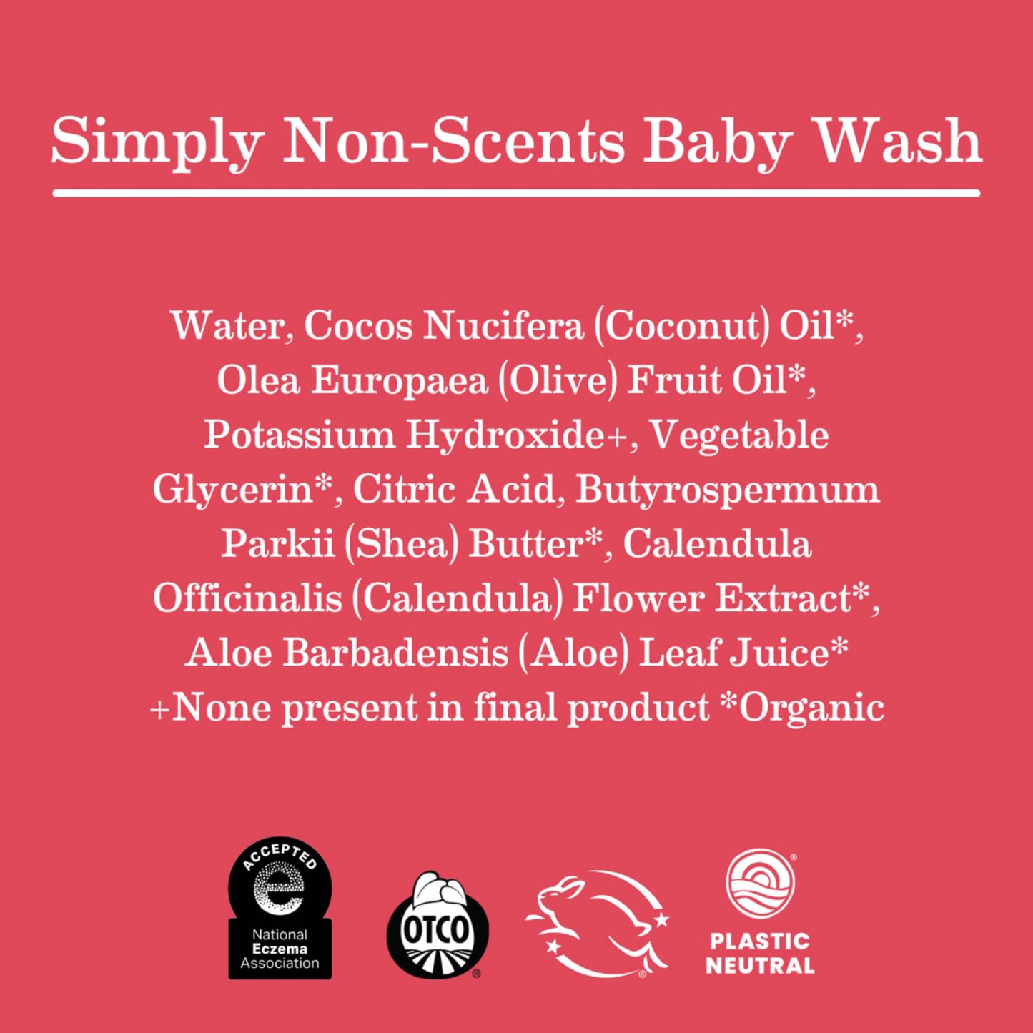 The Tribalist Earth Mama Simply Non-Scents Baby Wash Foaming Hand Soap, Organic All-Purpose Body Wash for Sensitive Skin